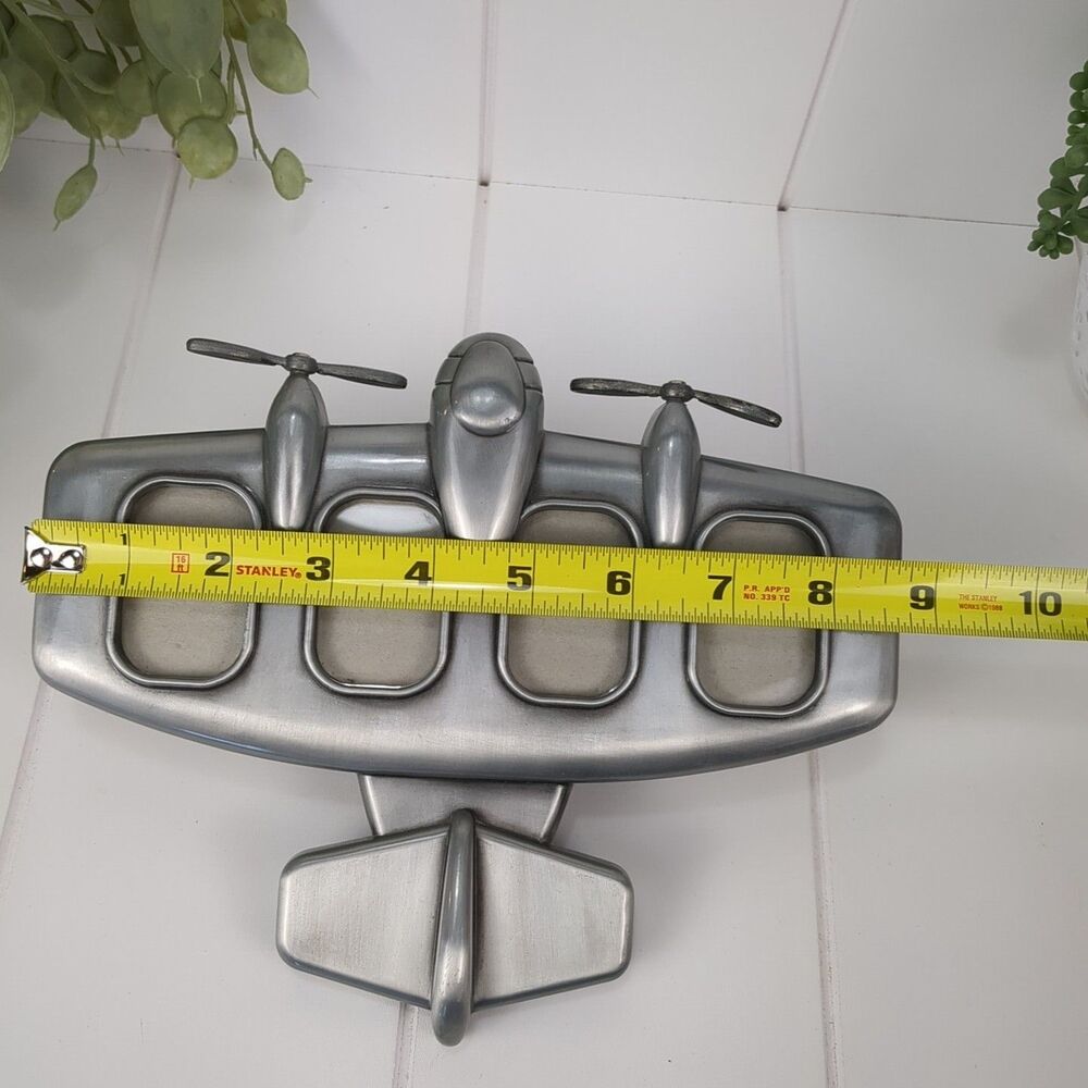 Airplane Photo Picture Frame Metal by Malden Plane Pilot Gift Aviation Decor - Picture 6 of 9